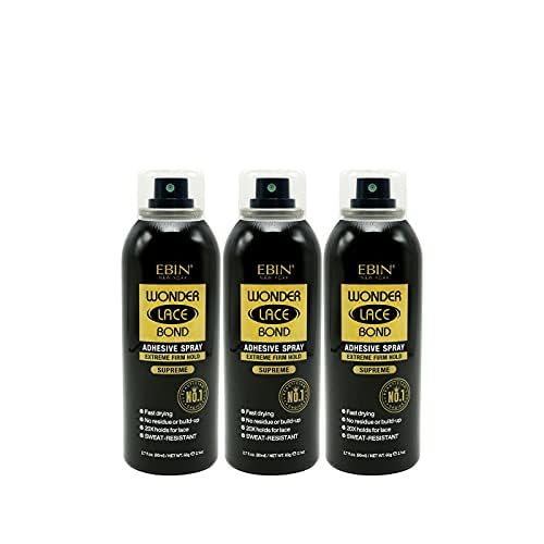 Wonder Lace Bond Adhesive Spray Supreme, 2.7 Fl Oz (3-Pack)